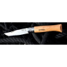 Нож OPINEL №9, нержавеющая сталь, рукоять из дерева бука, блистер 001254